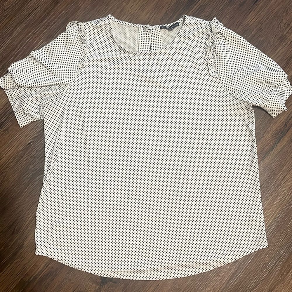 Polka dot dress shirt